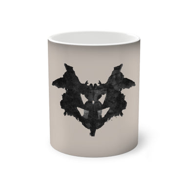 Psychologie Tasse - Rorschach Tintenklecks Zaubertasse