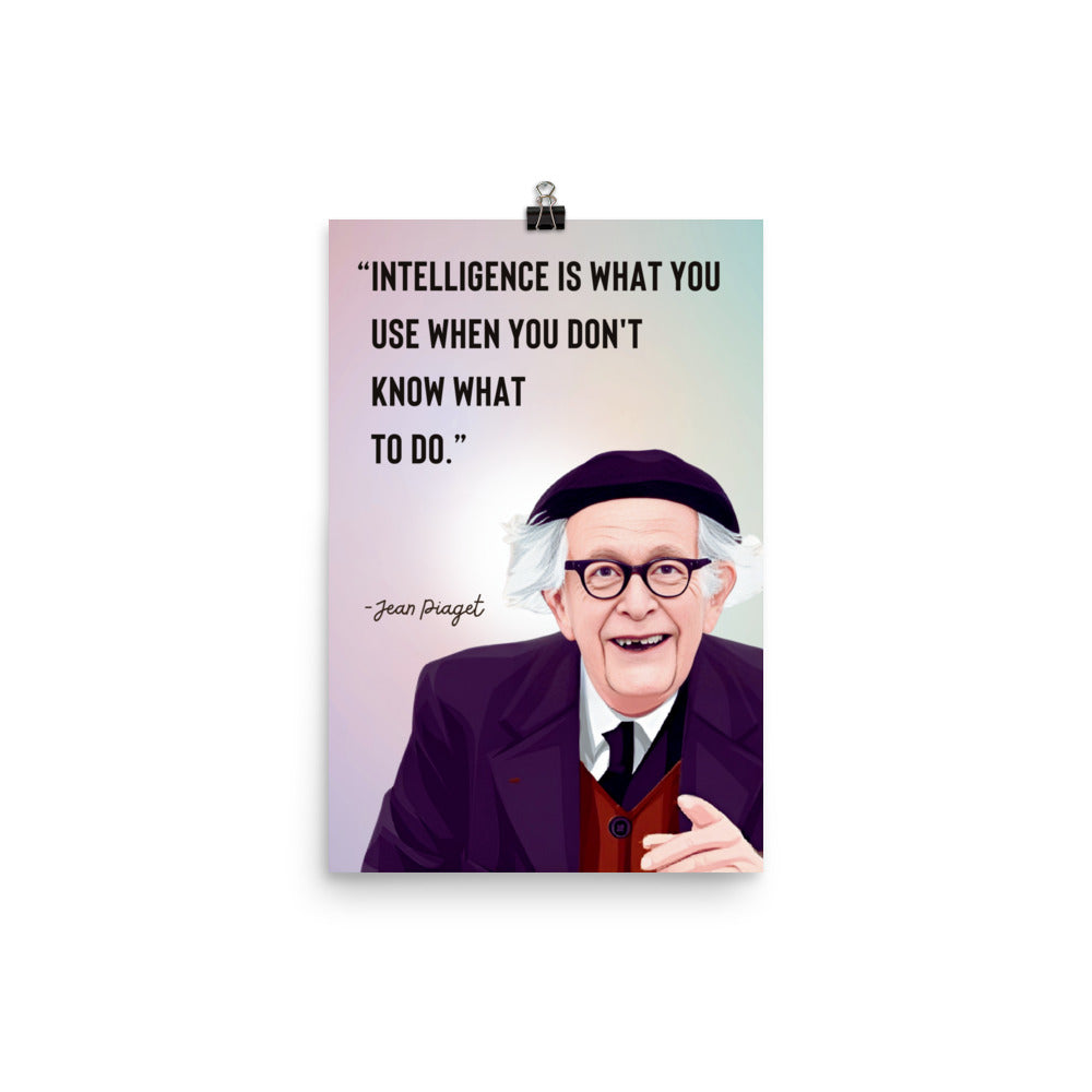 Jean Piaget - Poster