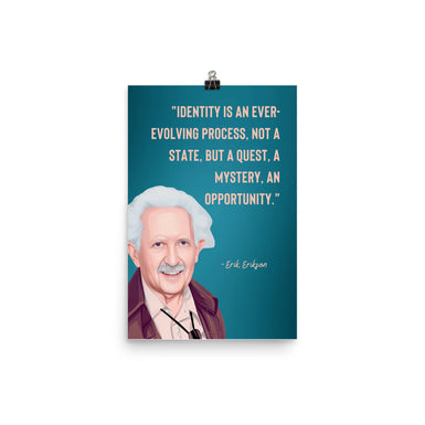 Psychologie Poster - Erik Erikson