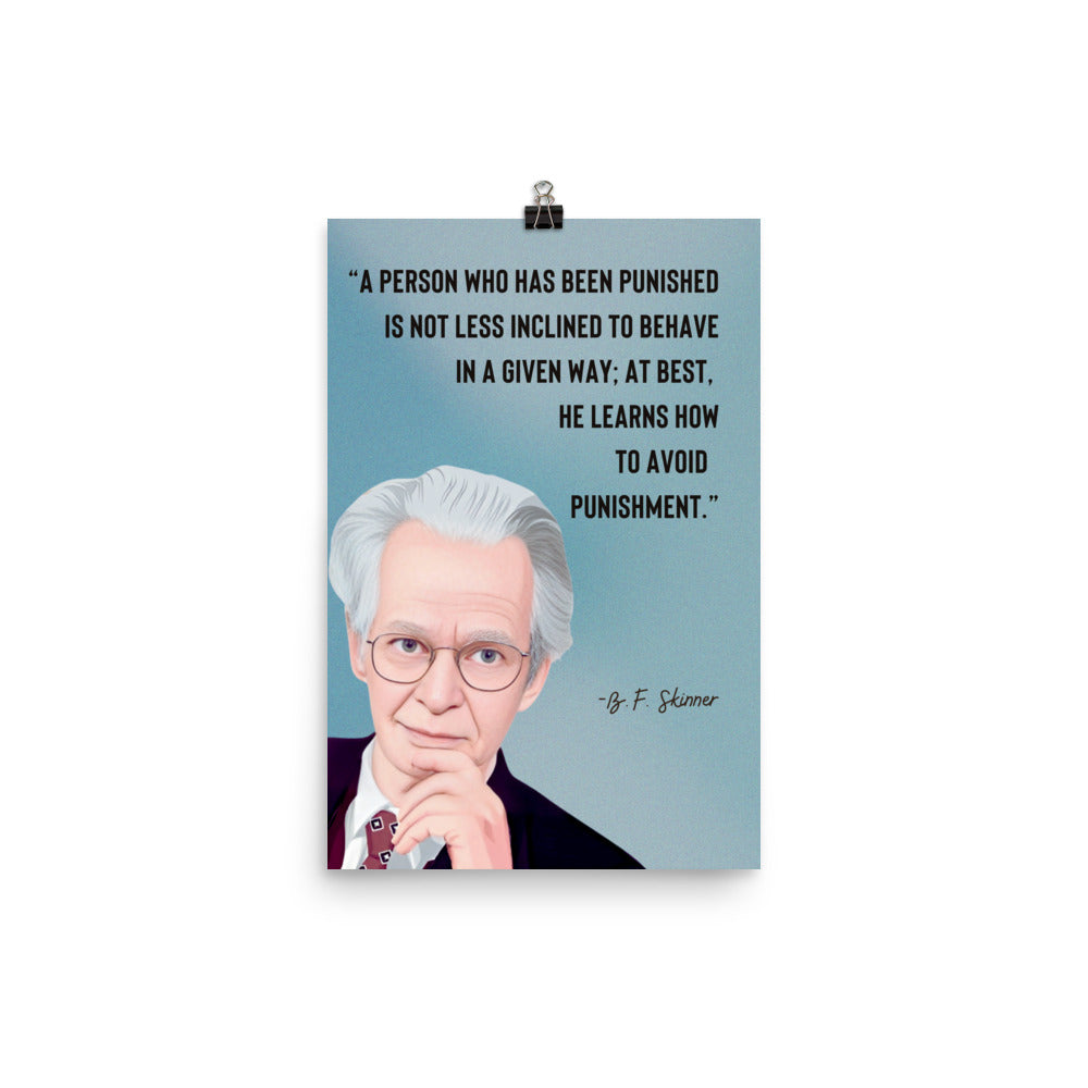 B.F. Skinner - Poster