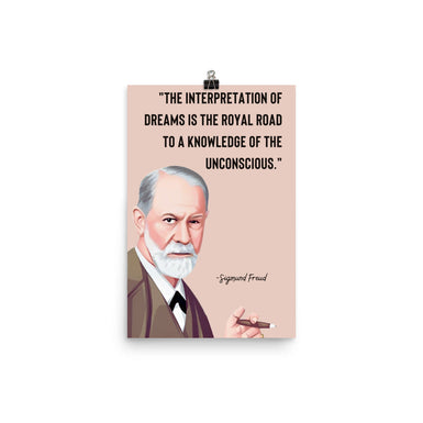 Psychologie Poster - Sigmund Freud