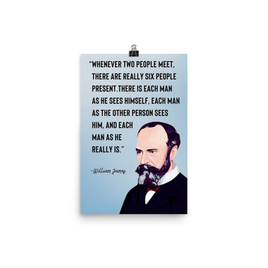 Psychologie Poster - William James