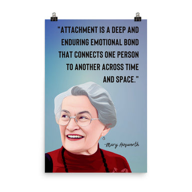 Psychologie Poster - Mary Ainsworth