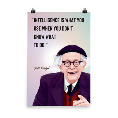 Jean Piaget - Poster