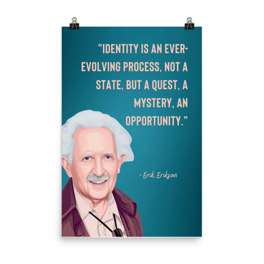 Psychologie Poster - Erik Erikson