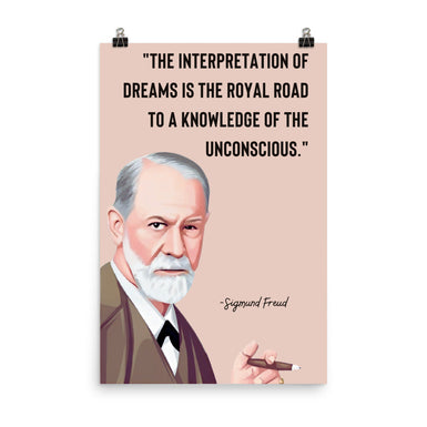 Psychologie Poster - Sigmund Freud
