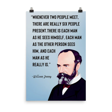 Psychologie Poster - William James