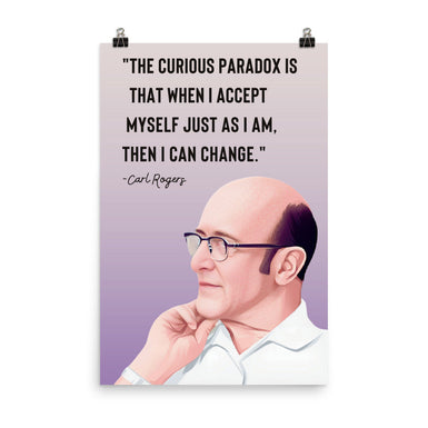 Psychologie Poster - Carl Rogers