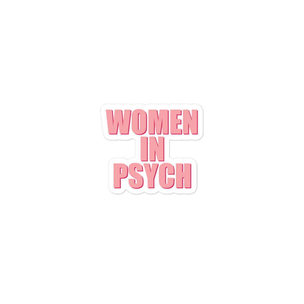 Women in Psych - Sticker