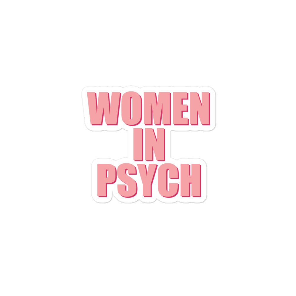 Women in Psych - Sticker