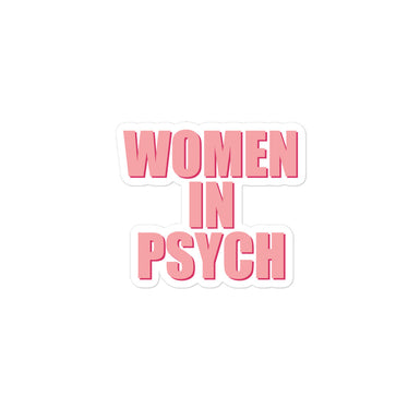 Women in Psych - Sticker