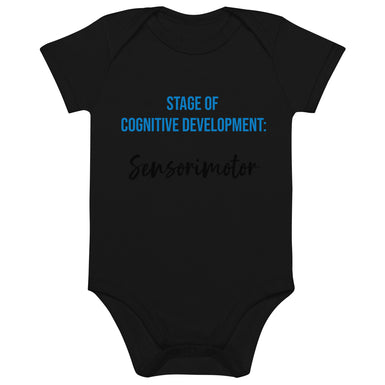 Cognitive Development Stage - Blau Babystrampler (Bio)