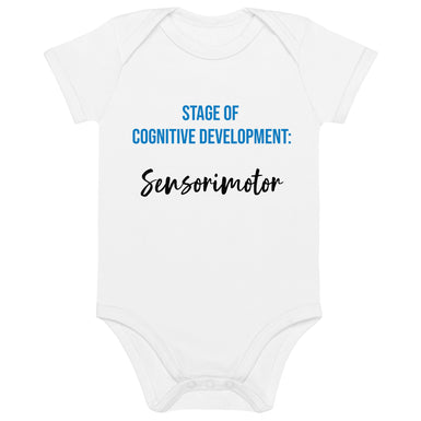 Cognitive Development Stage - Blau Babystrampler (Bio)