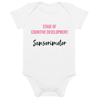 Cognitive Development Stage - Rosa Babystrampler (Bio)