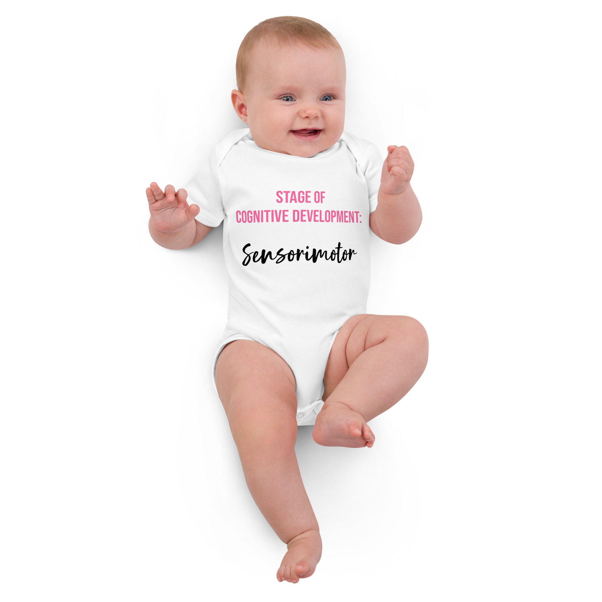 Cognitive Development Stage GIRLS - Babystrampler aus Bio-Baumwolle