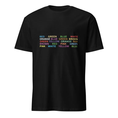 Psychology T-Shirt - Stroop Test (Unisex)